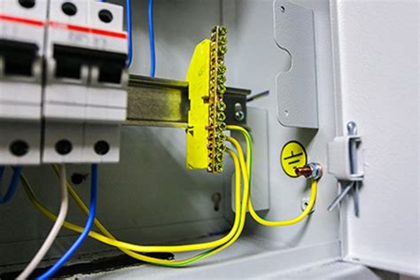 electrical enclosure door grounding|ground through hinge enclosure.